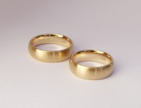 12 - Vestuviniai žiedai (geltonas auksas 585°)